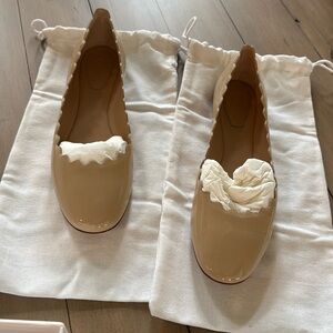 Chloe ballet flats - delicate nude